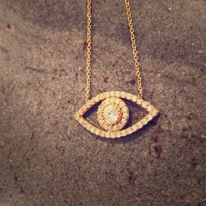 Sterling Silver Evil Eye Necklace